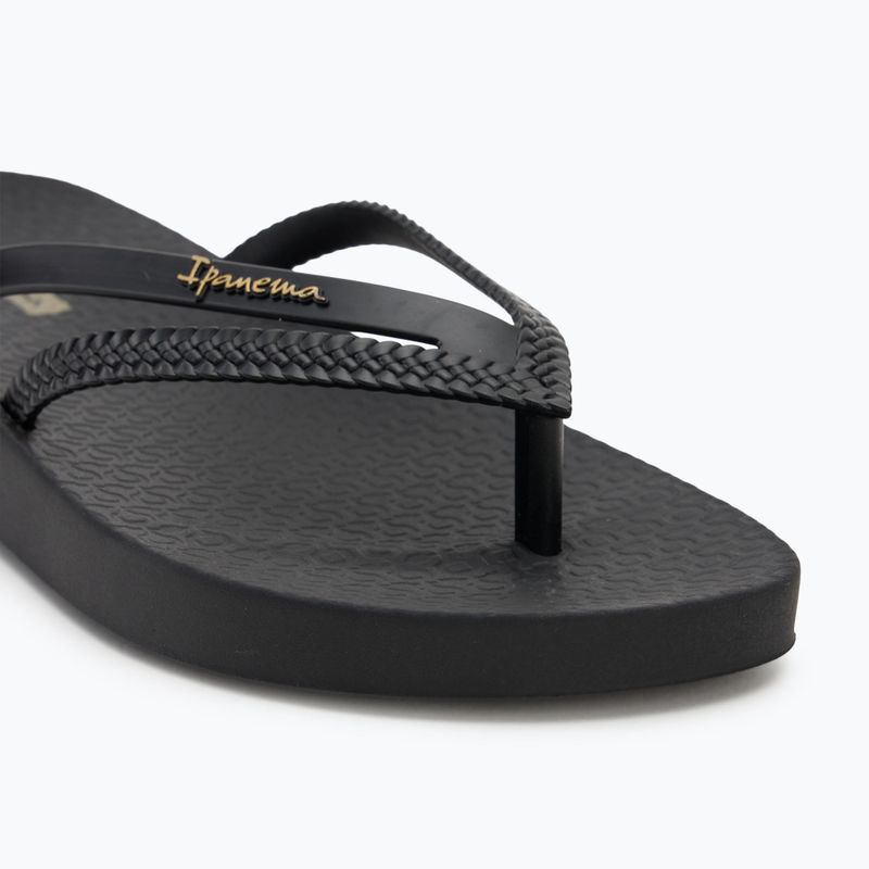 Női Ipanema Bossa Soft V fekete flip flopok 7