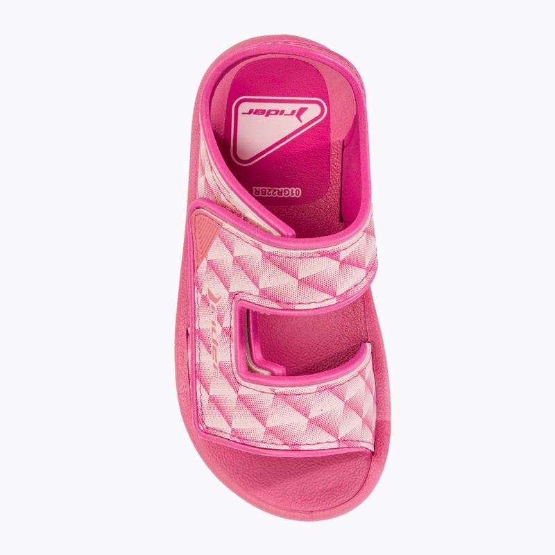 RIDER Basic Sandal V Baby rózsaszínű szandál 5