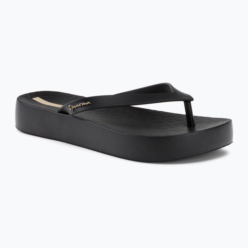 Női Ipanema Flatform flip flopok fekete 26602-20766