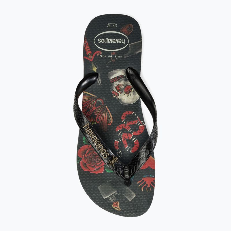Havaianas Top Tribo black / black férfi flip-flop papucs 5