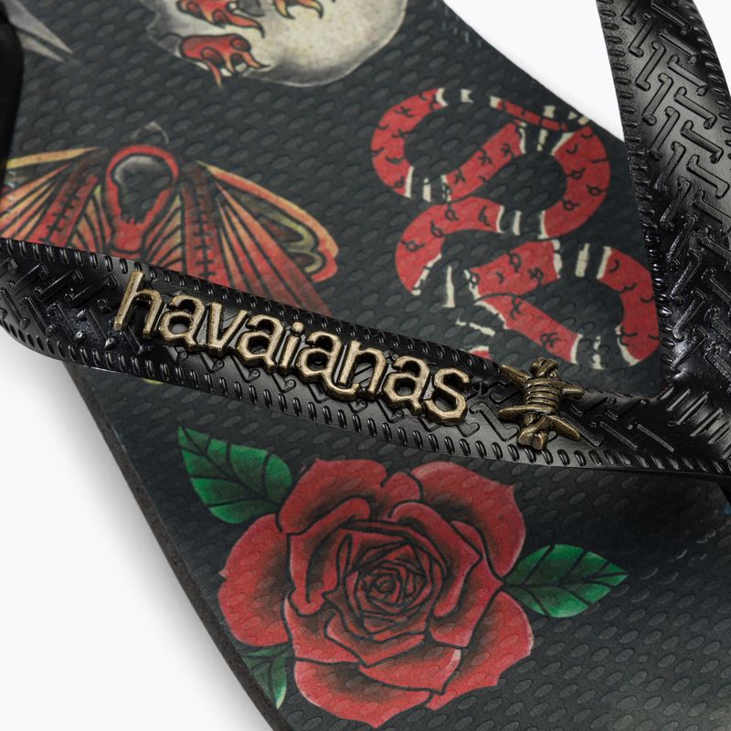 Havaianas Top Tribo black / black férfi flip-flop papucs 8