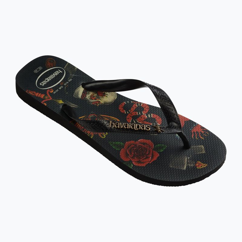 Havaianas Top Tribo black / black férfi flip-flop papucs 10