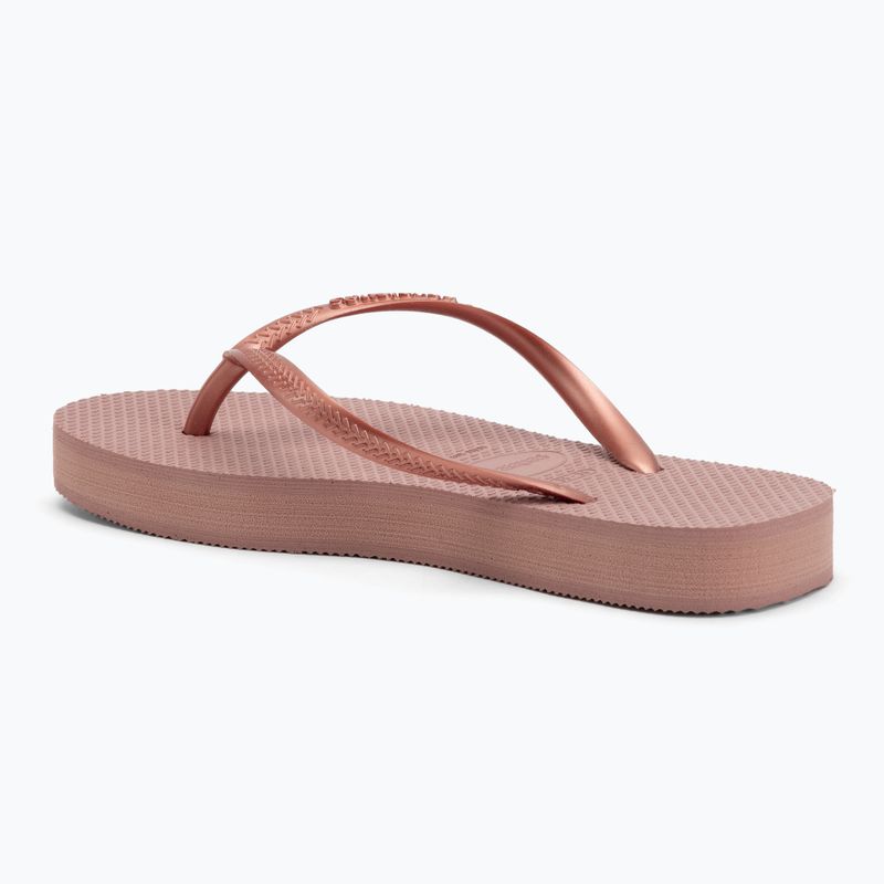 Női Havaianas Slim Platform flip flop krókusz rózsa 3