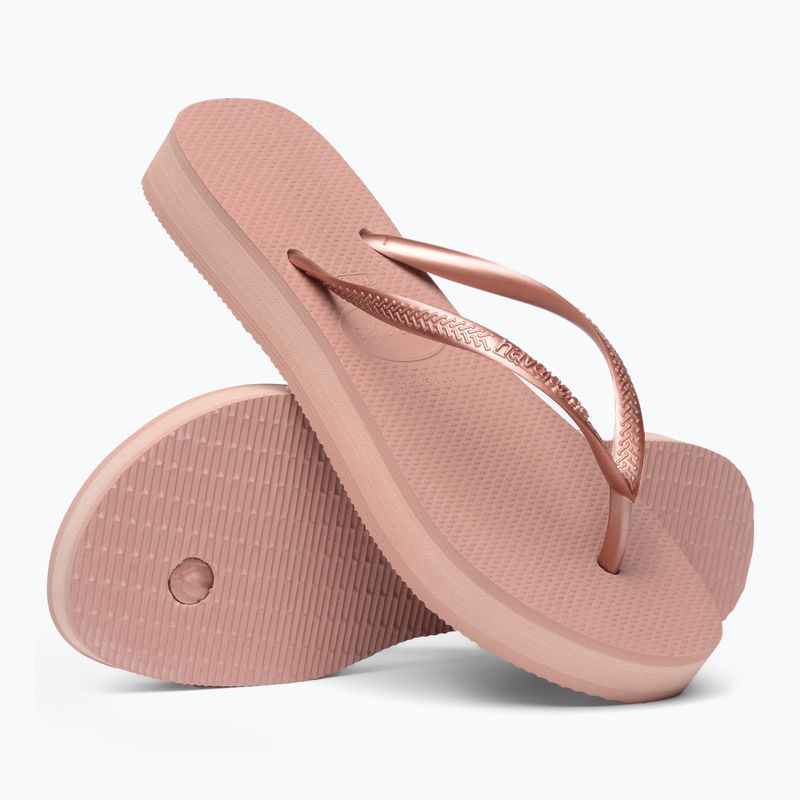 Női Havaianas Slim Platform flip flop krókusz rózsa 5