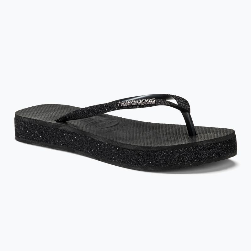 Havaianas Slim Flatform Sparkle black női flip-flop papucs