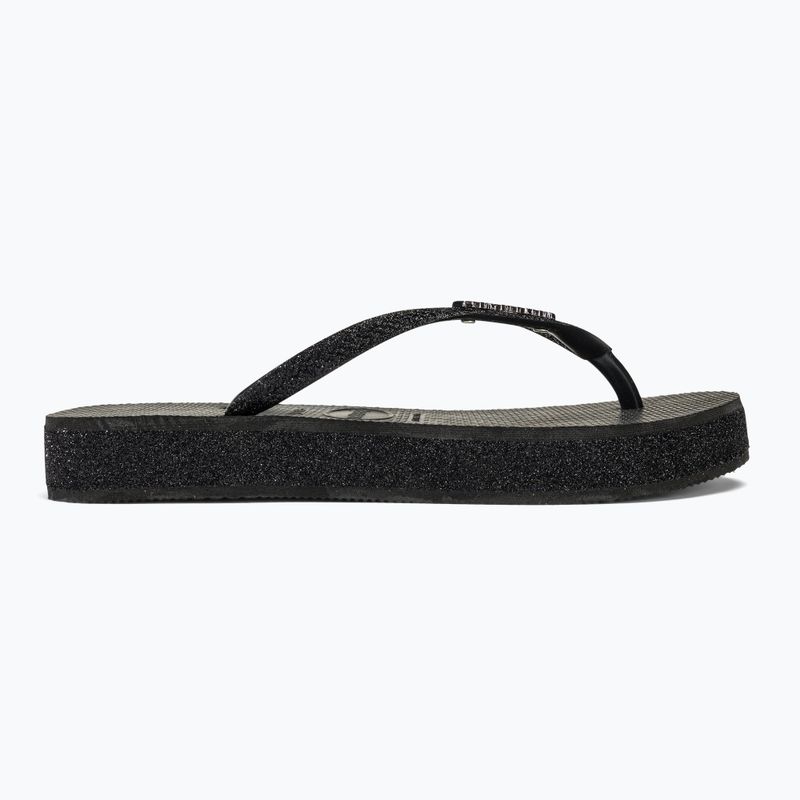 Havaianas Slim Flatform Sparkle black női flip-flop papucs 2