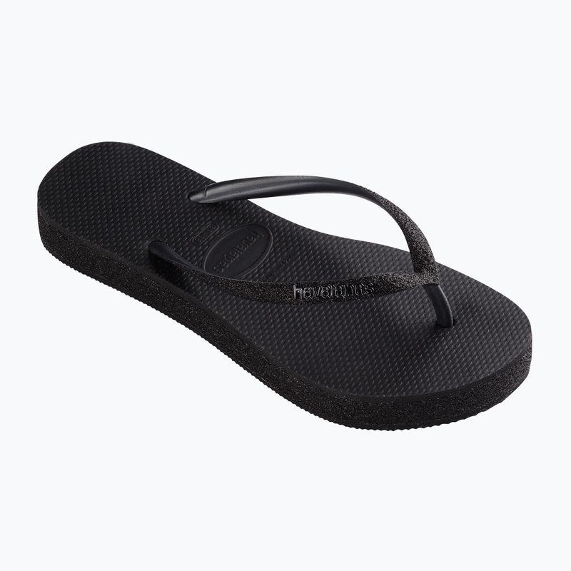 Havaianas Slim Flatform Sparkle black női flip-flop papucs 9