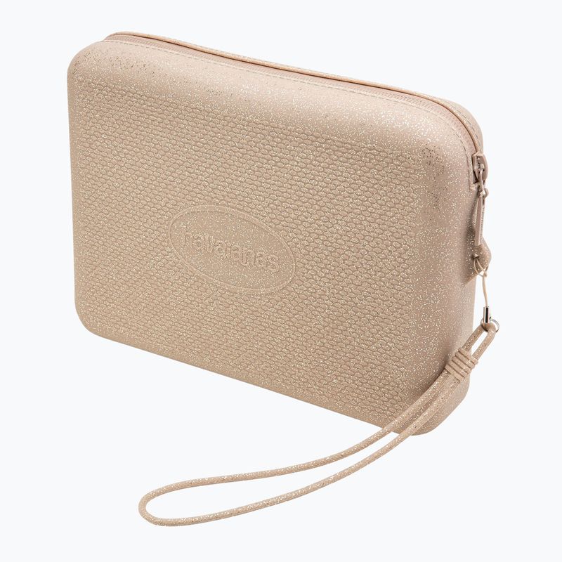 Havaianas Beach Necessaire Glitter golden kozmetikai táska 2