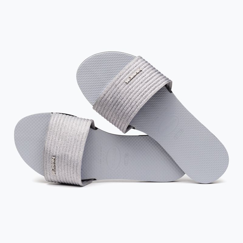 Havaianas You Malta Metallic ice grey női papucs 13