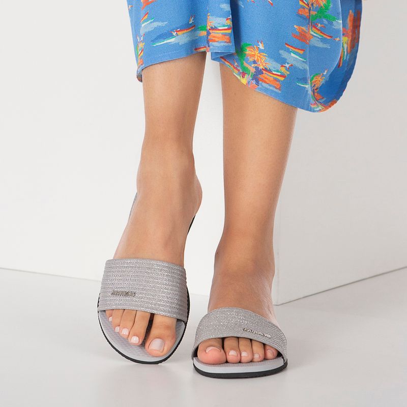 Havaianas You Malta Metallic ice grey női papucs 14