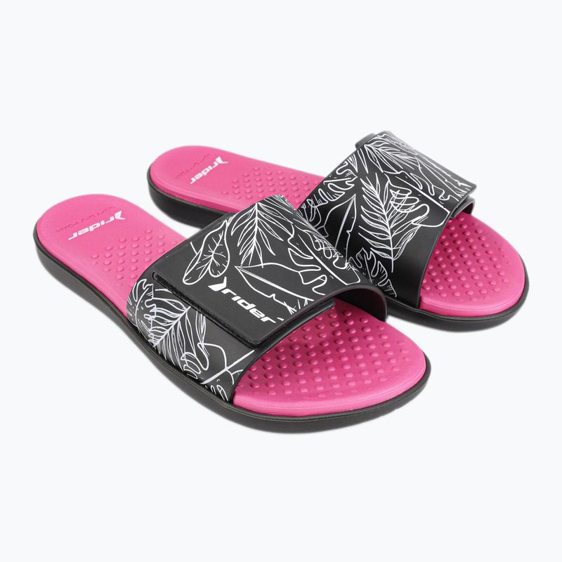 RIDER Pool IV Fem női flip-flop fekete-rózsaszín 83331-AD447 9