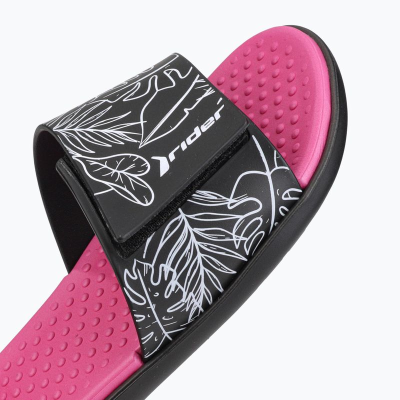 RIDER Pool IV Fem női flip-flop fekete-rózsaszín 83331-AD447 12