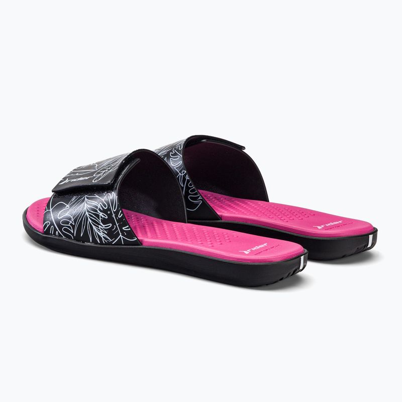 RIDER Pool IV Fem női flip-flop fekete-rózsaszín 83331-AD447 3