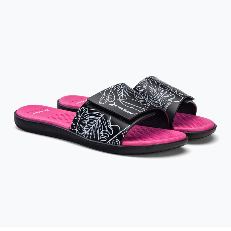 RIDER Pool IV Fem női flip-flop fekete-rózsaszín 83331-AD447 4