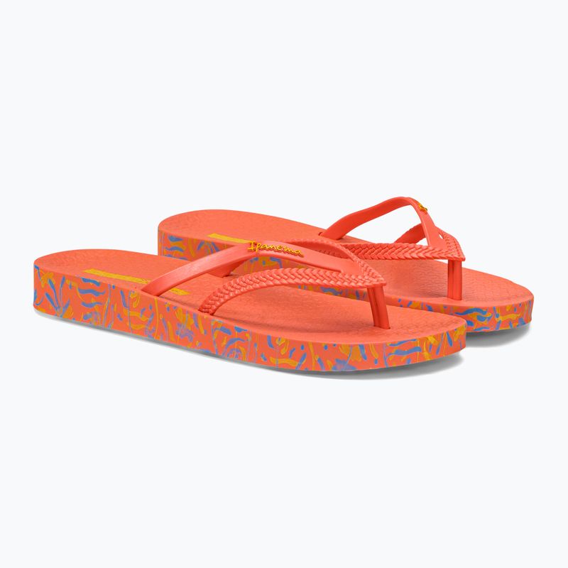 Női Ipanema Bossa Soft V narancssárga flip flop 82840-AG718 4