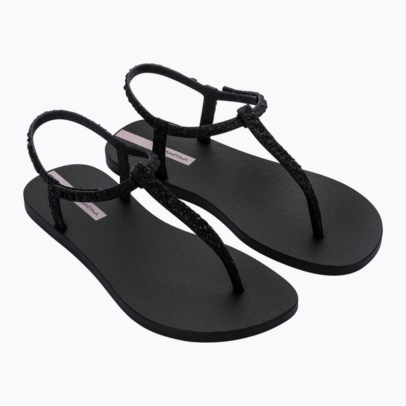 Ipanema Class Brilha fekete női szandálok 8