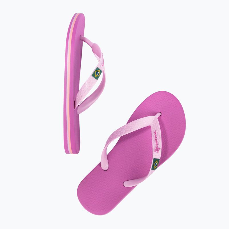 Gyerek flip-flop papucs Ipanema Clas Brasil II lilac/lilac 9