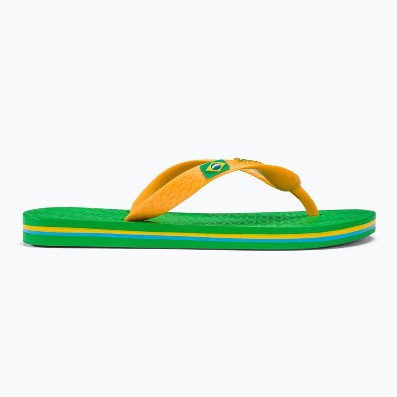 Gyerek flip-flop papucs Ipanema Clas Brasil II grey/yellow 2