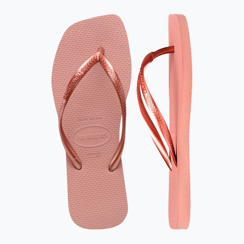 Női Havaianas Slim Square flip flop krókusz rózsa 4