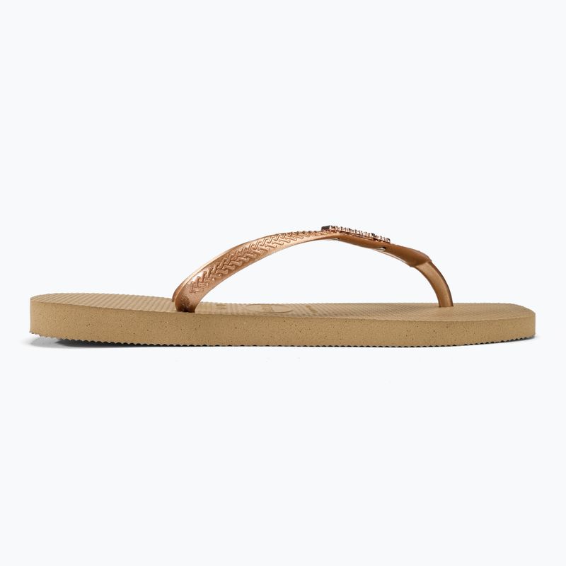 Havaianas Square Logo Metallic rose gold / rose gold női flip-flop papucs 2