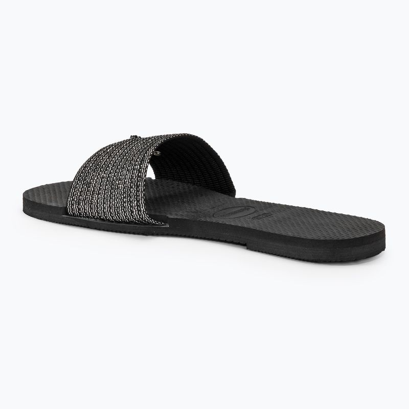 Havaianas You Malta Metallic black női papucs 3