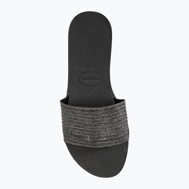 Havaianas You Malta Metallic black női papucs 5