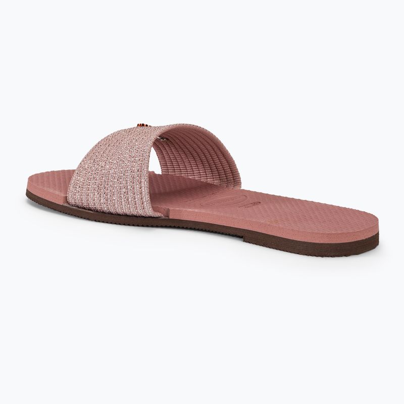 Havaianas You Malta Metallic crocus rose női papucs 3