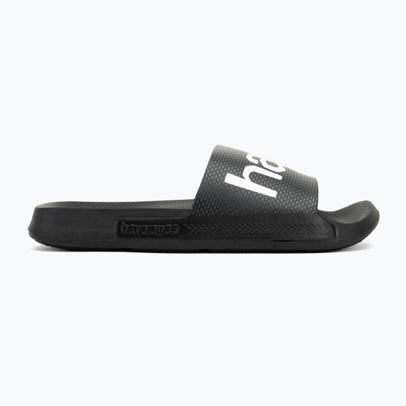 Havaianas Classic Logomania flip-flop tengerészgyalogos feketék 2