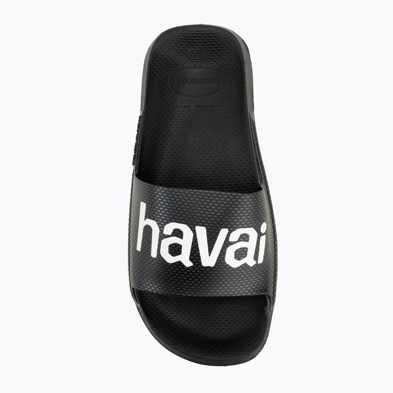 Havaianas Classic Logomania flip-flop tengerészgyalogos feketék 5