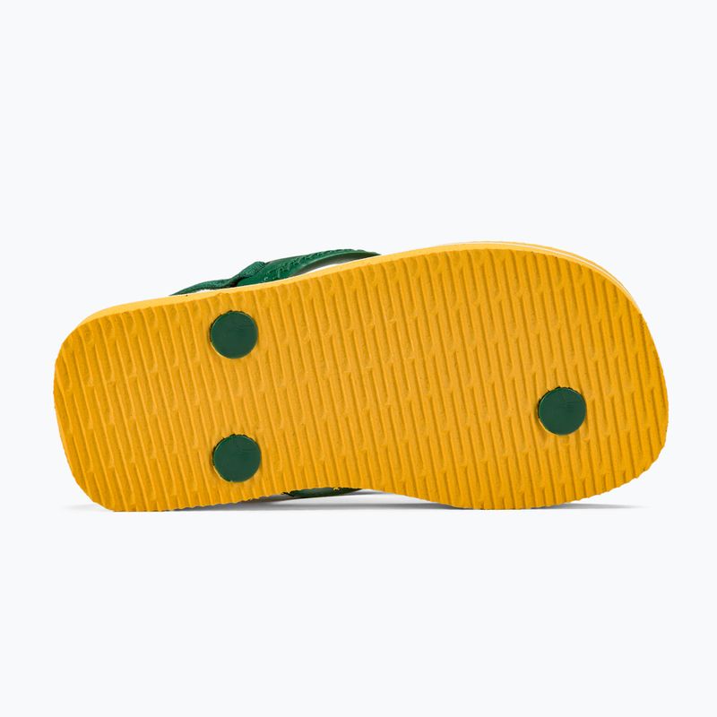 Havaianas Baby Brasil Logo II pop yellow / amazon gyermek szandál 5