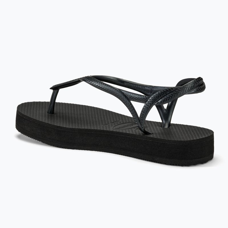 Havaianas Luna Flatform black női szandál 3