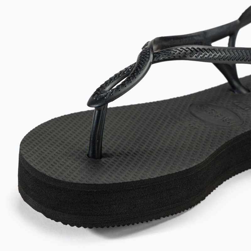 Havaianas Luna Flatform black női szandál 7