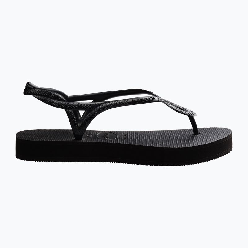Havaianas Luna Flatform black női szandál 9