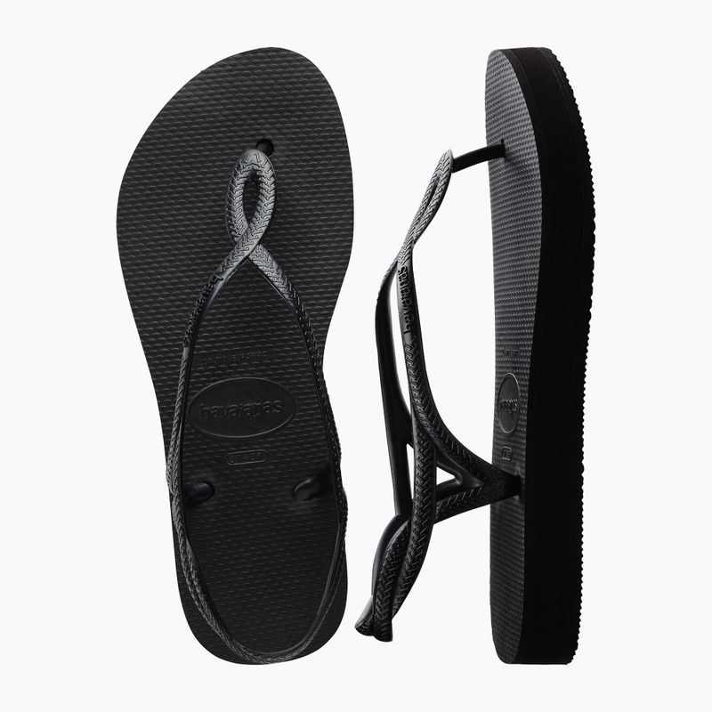 Havaianas Luna Flatform black női szandál 11