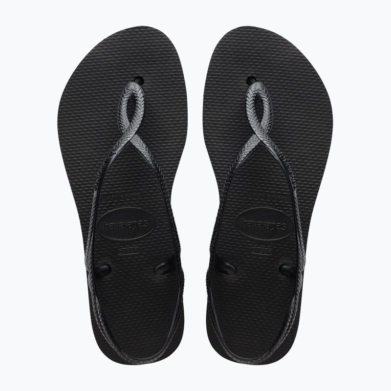 Havaianas Luna Flatform black női szandál 12
