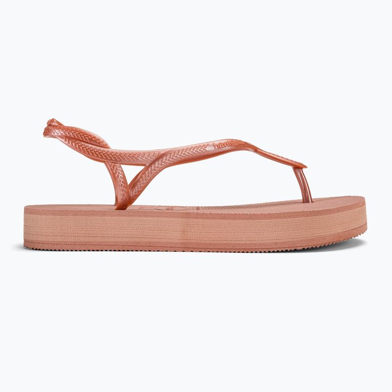 Havaianas Luna Flatform crocus rose női szandál 2