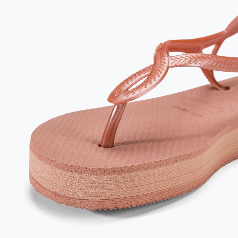 Havaianas Luna Flatform crocus rose női szandál 7