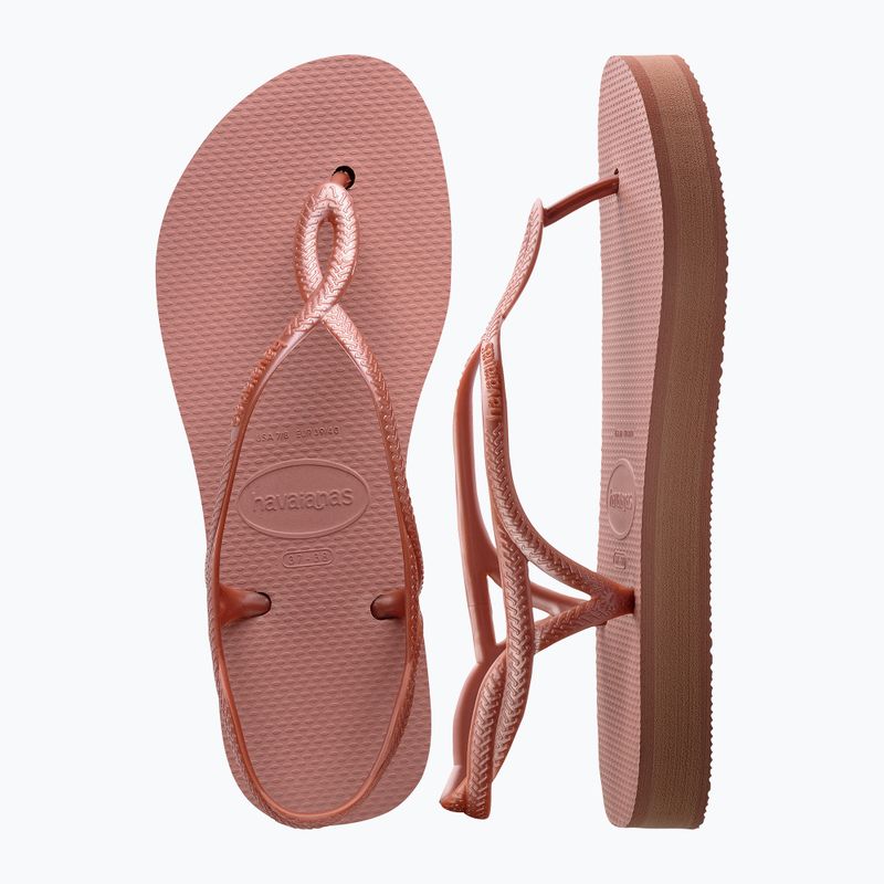 Havaianas Luna Flatform crocus rose női szandál 11