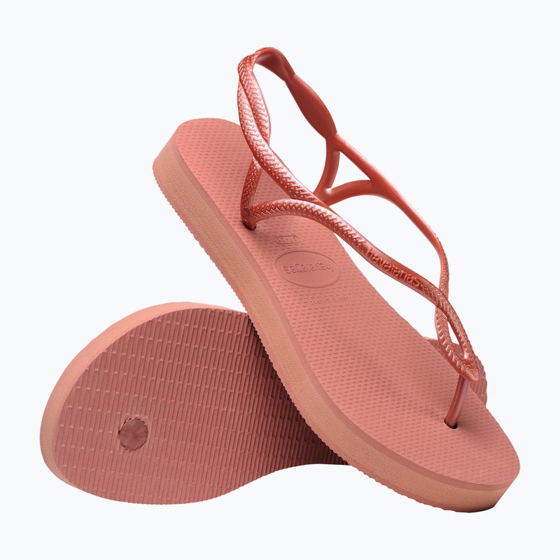 Havaianas Luna Flatform crocus rose női szandál 12