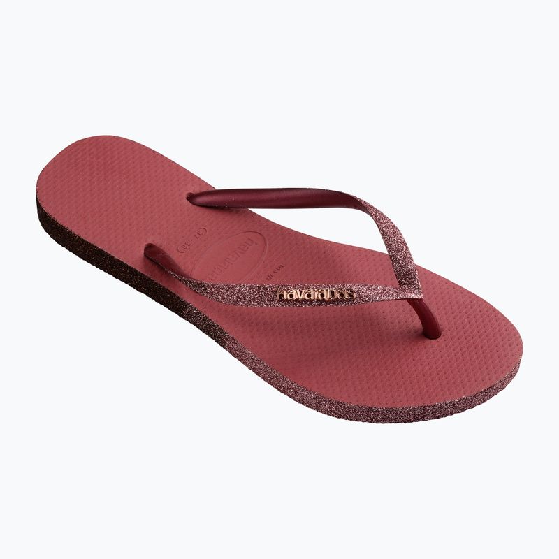 Havaianas Slim Sparkle II pau brasil női flip-flop papucs 9