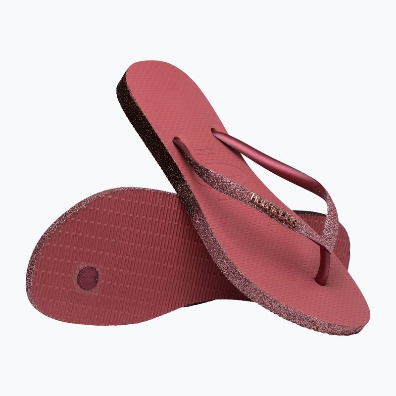 Havaianas Slim Sparkle II pau brasil női flip-flop papucs 13