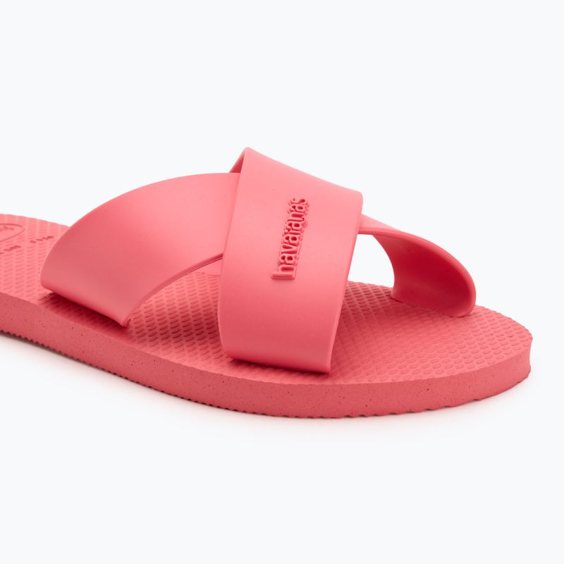 Női flip-flop Havaianas Aqua rózsaszín porcelán 7