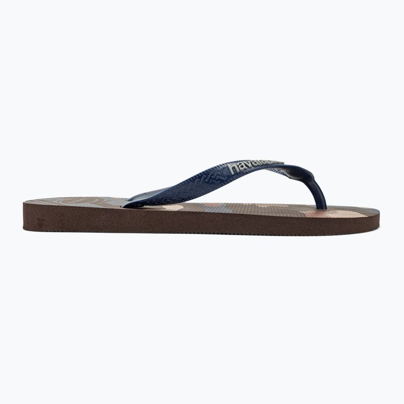Havaianas Top Camu dark brown férfi flip-flop papucs 2