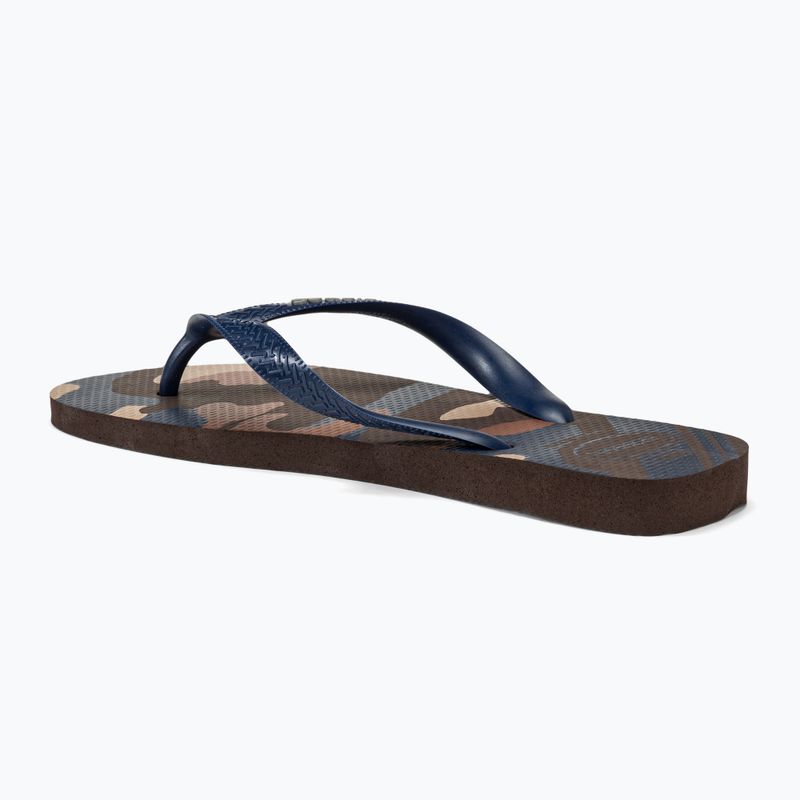 Havaianas Top Camu dark brown férfi flip-flop papucs 3