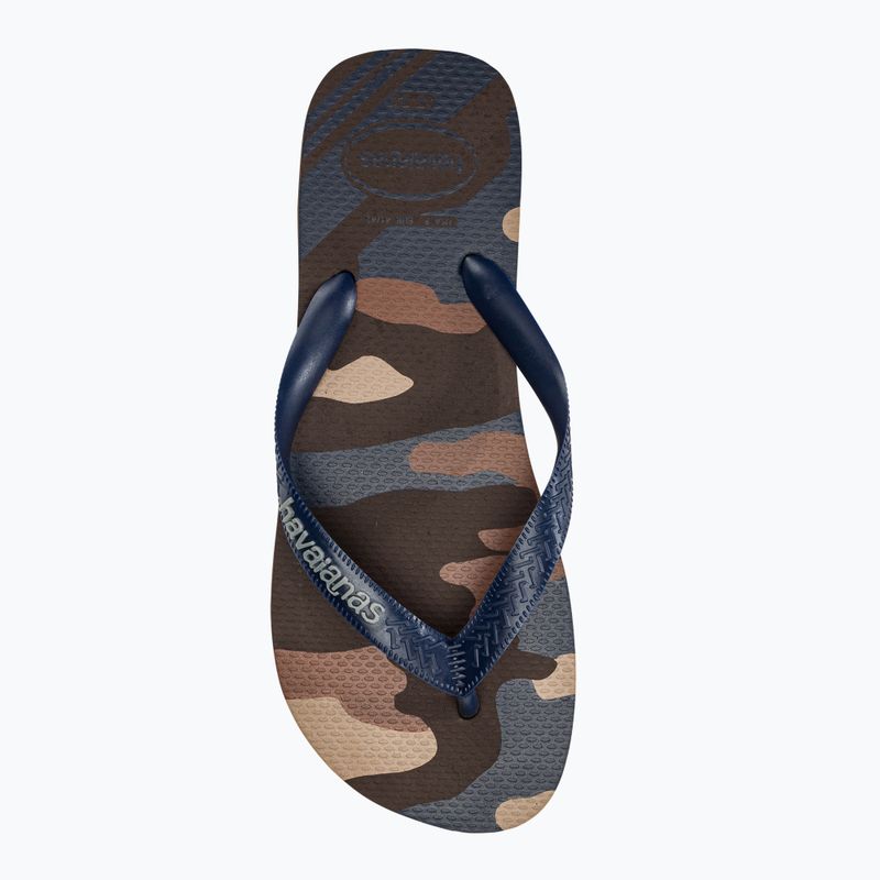 Havaianas Top Camu dark brown férfi flip-flop papucs 5