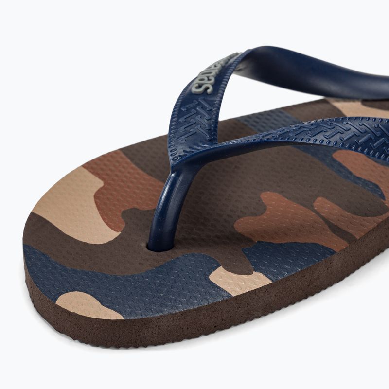 Havaianas Top Camu dark brown férfi flip-flop papucs 7