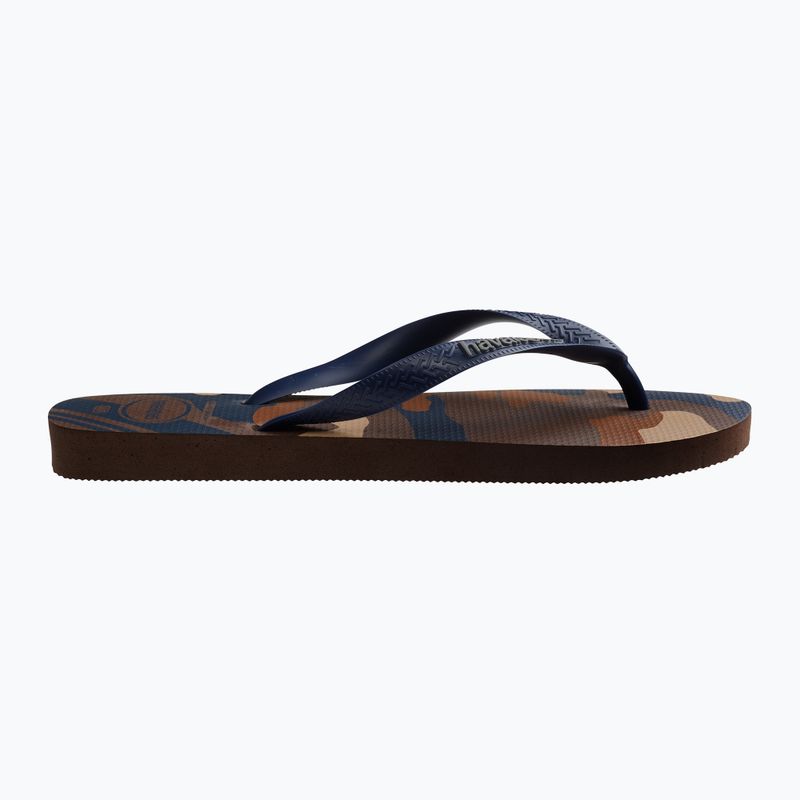 Havaianas Top Camu dark brown férfi flip-flop papucs 9