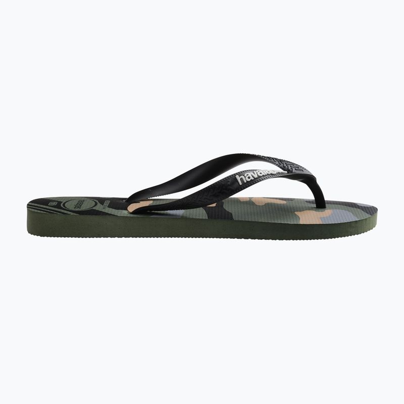 Havaianas Top Camu green olive / black férfi flip-flop papucs 9