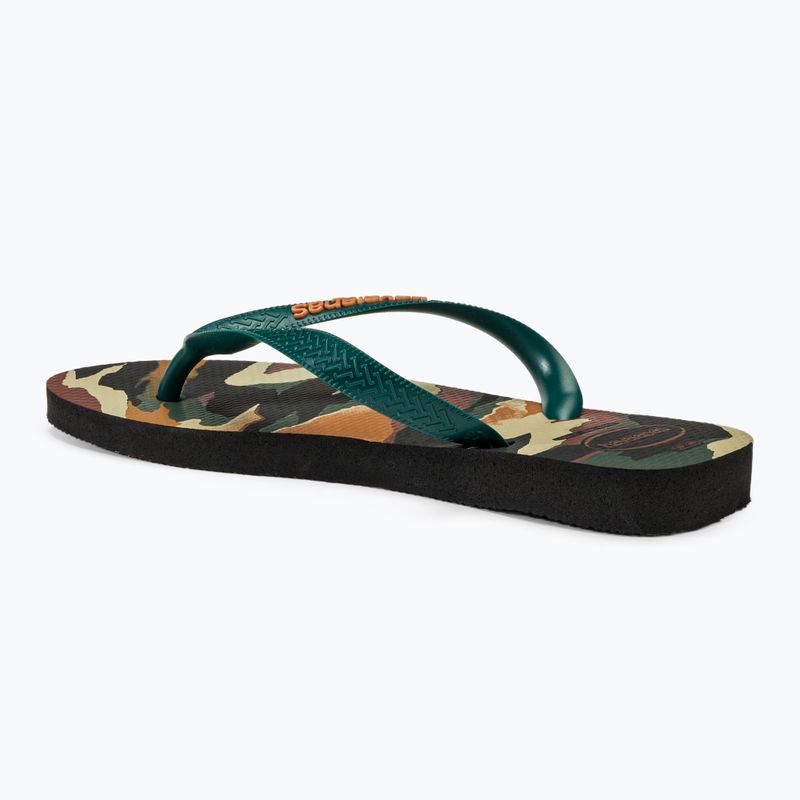 Havaianas Top Camu black / pantanal green férfi flip-flop papucs 3