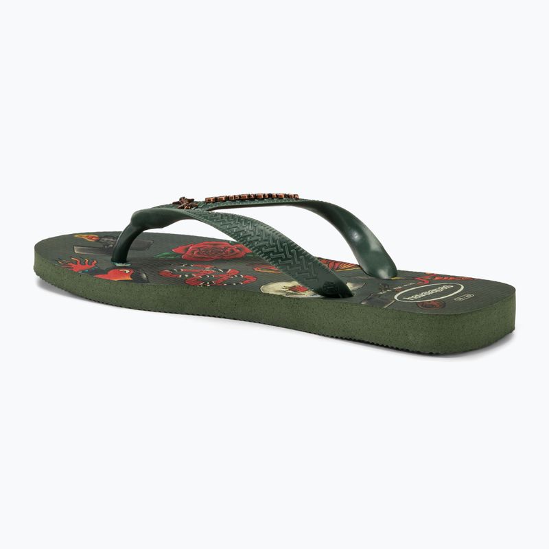 Havaianas Top Tribo olive green férfi flip-flop papucs 3